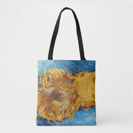 Vincent van Gogh - Two Cut Sunflower Tote Bag (Voorkant)