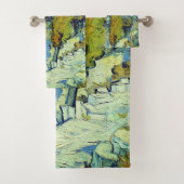 Vincent Van Gogh Two Poplars op Saint-Rémy Bad Handdoek (Insitu)