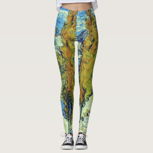 Vincent Van Gogh Two Poplars op Saint-Rémy Leggings