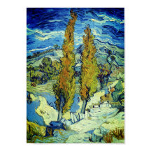 Vincent Van Gogh Two Poplars op Saint-Rémy