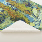 Vincent Van Gogh Two Poplars op Saint-Rémy Sherpa Deken (3/4)