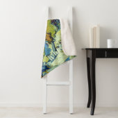 Vincent Van Gogh Two Poplars op Saint-Rémy Sherpa Deken (In situ)