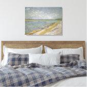 Vincent van Gogh - Uitzicht op een rivier met roei Canvas Afdruk (Insitu (Slaapkamer))