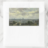 Vincent van Gogh - Uitzicht Parijs Rechthoekige Sticker (Tas)