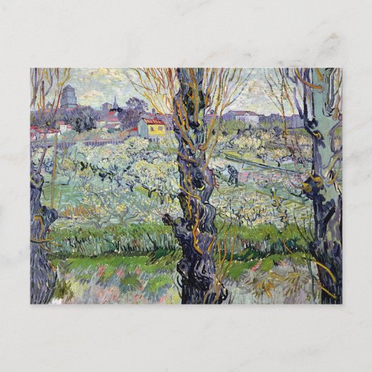 Vincent van Gogh | Uitzicht van Arles, 1889 Briefkaart (Voorkant)