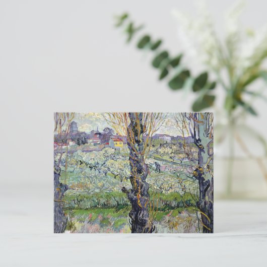Vincent van Gogh | Uitzicht van Arles, 1889 Briefkaart (Staand voorkant)