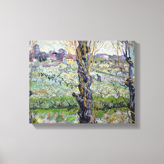 Vincent van Gogh | Uitzicht van Arles, 1889 Canvas Afdruk (Voorkant)