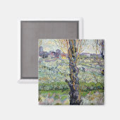 Vincent van Gogh | Uitzicht van Arles, 1889 Magneet (Voorkant / Achterkant)