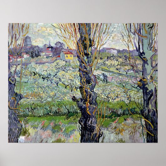 Vincent van Gogh | Uitzicht van Arles, 1889 Poster (Voorkant)