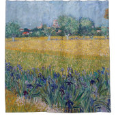 Vincent Van Gogh - Uitzicht van Arles met Irises Douchegordijn (Voorkant)