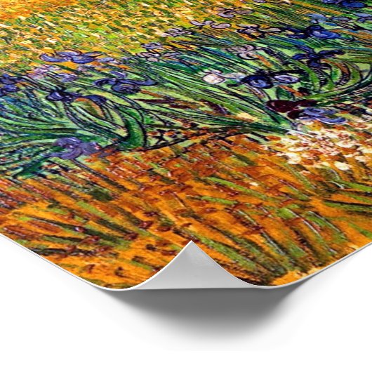 Vincent van Gogh - Uitzicht van Arles met Irises Poster (Hoek)