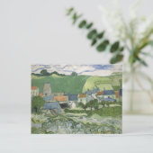 Vincent van Gogh - Uitzicht van Auvers Briefkaart (Staand voorkant)