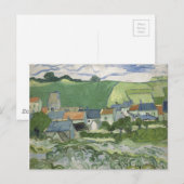 Vincent van Gogh - Uitzicht van Auvers Briefkaart (Voorkant / Achterkant)
