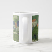 Vincent van Gogh - Uitzicht van Auvers Grote Koffiekop (Achterkant)