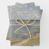 Vincent van Gogh - Uitzicht van een rivier w Roeib Inpakpapier Vel (In situ)