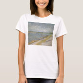 Vincent van Gogh - Uitzicht van een rivier w Roeib T-shirt (Voorkant)