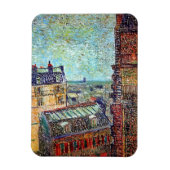 Vincent van Gogh - Uitzicht van Paris Pointillism  Magneet (Verticaal)
