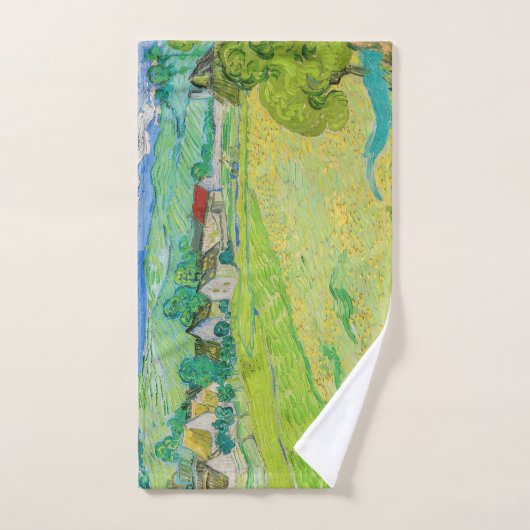 Vincent van Gogh - Uitzicht van Vessenots bij Auve Bad Handdoek (Handdoek)
