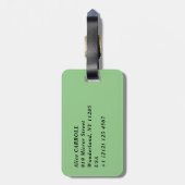 Vincent van Gogh - Uitzicht van Vessenots bij Auve Bagagelabel (Achterkant verticaal)