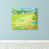 Vincent van Gogh - Uitzicht van Vessenots bij Auve Canvas Afdruk (Insitu (Houten vloer))