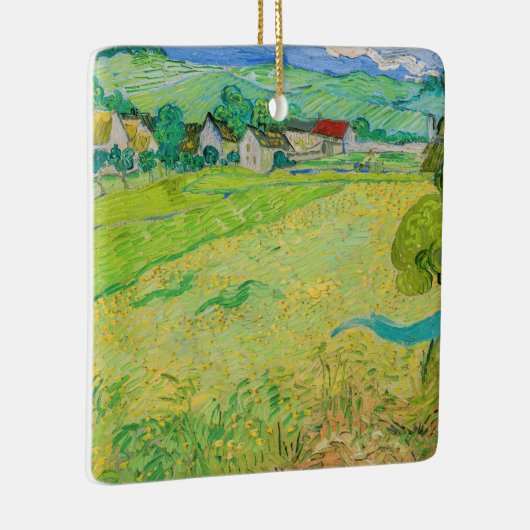 Vincent van Gogh - Uitzicht van Vessenots bij Auve Keramisch Ornament (Rechts)