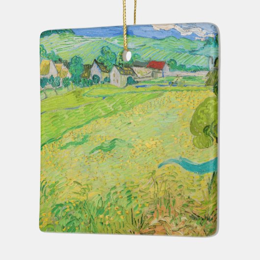 Vincent van Gogh - Uitzicht van Vessenots bij Auve Keramisch Ornament (Links)