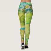 Vincent van Gogh - Uitzicht van Vessenots bij Auve Leggings (Achterkant)