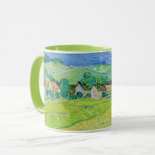 Vincent van Gogh - Uitzicht van Vessenots bij Auve Mok (Voorkant links)