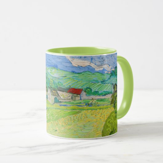 Vincent van Gogh - Uitzicht van Vessenots bij Auve Mok (Voorkant rechts)