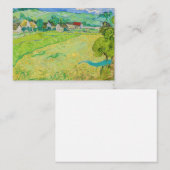 Vincent van Gogh - Uitzicht van Vessenots bij Auve Notitiekaartje (Voorkant / Achterkant)