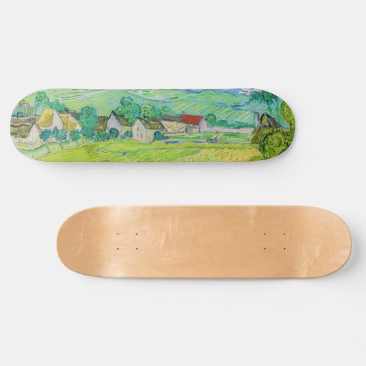 Vincent van Gogh - Uitzicht van Vessenots bij Auve Persoonlijk Skateboard (Horizontaal)