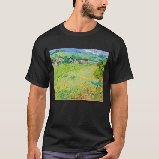 Vincent van Gogh - Uitzicht van Vessenots bij Auve T-shirt (Voorkant)