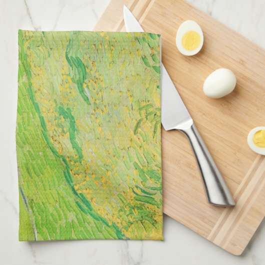 Vincent van Gogh - Uitzicht van Vessenots bij Auve Theedoek (Quarter Fold)