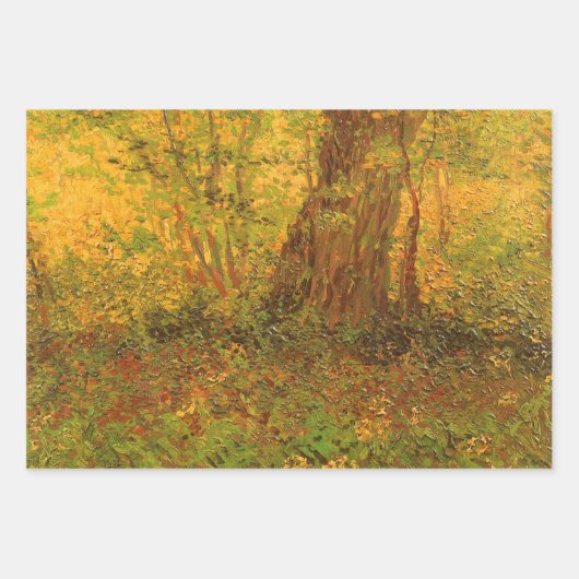 Vincent van Gogh - Undergrowth Inpakpapier Vel (Voorkant)