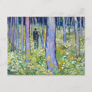 Vincent van Gogh Undergrowth met Two Figures Briefkaart
