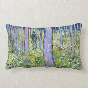 Vincent van Gogh Undergrowth met Two Figures Kussen