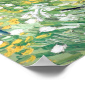 Vincent van Gogh Undergrowth met Two Figures Poster (Hoek)