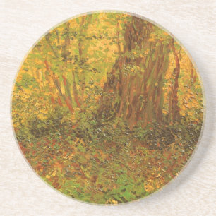 Vincent van Gogh - Undergrowth Zandsteen Onderzetter