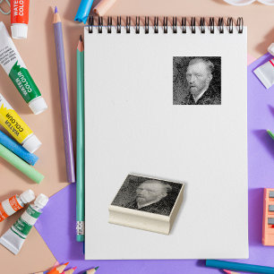 Vincent Van Gogh uploadt uw kunst en Creëer Custom Rubberstempel