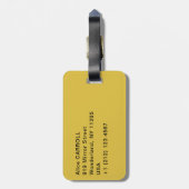 Vincent van Gogh - Vaas met irissen Bagagelabel (Achterkant verticaal)