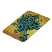 Vincent van Gogh - Vaas met irissen Gele achtergro Magneet (Linkerzijde)