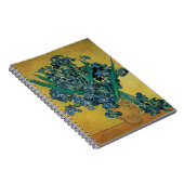 Vincent van Gogh - Vaas met Irissen Gele Achtergro Notitieboek (Rechterzijde)
