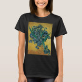 Vincent van Gogh - Vaas met irissen Gele achtergro T-shirt (Voorkant)