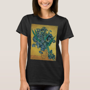 Vincent van Gogh - Vaas met Irissen Gele Achtergro T-shirt
