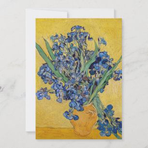Vincent van Gogh - Vaas met Irissen Kaart