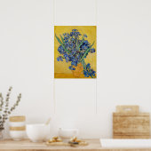 Vincent van Gogh - Vaas met irissen Poster (Keuken)