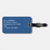 Vincent van Gogh - Vaas met korenbloemen & klaproz Bagagelabel (Achterkant horizontaal)