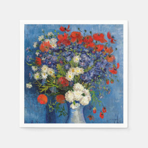Vincent van Gogh - Vaas met korenbloemen & klaproz Servet