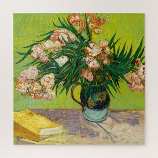 Vincent Van Gogh Vaas Met Oleanders En Boeken Legpuzzel (Verticaal)