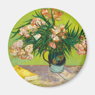 Vincent Van Gogh Vaas met Oleanders en Boeken Magneet